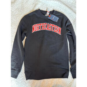 Northeastern University Black Fanatics Crewneck Sweatshirt‎ Size Small #732